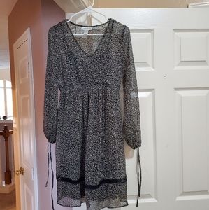 Smocked Waist Maternity Dress